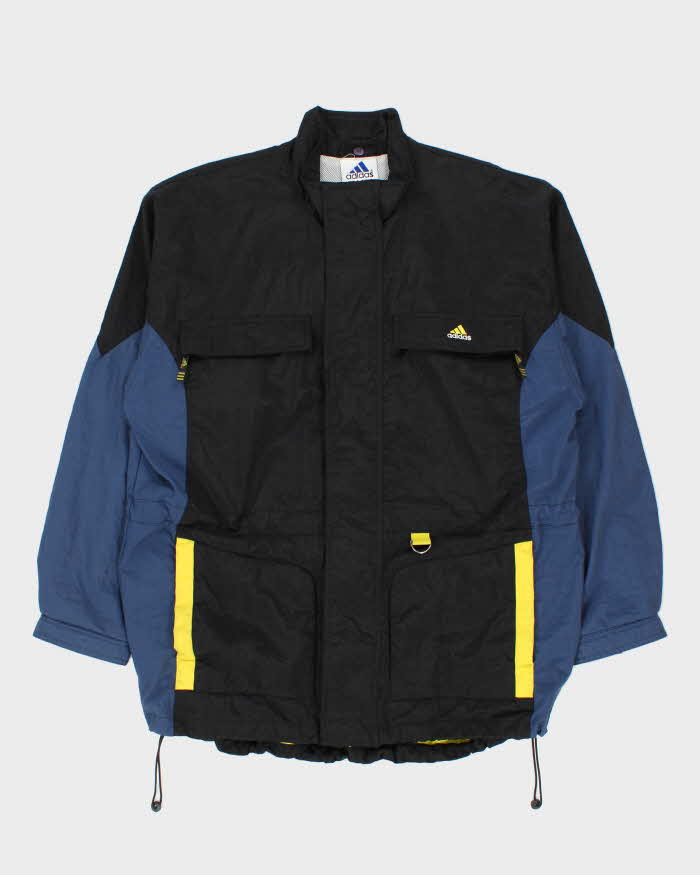 Vintage 1990s Adidas Embroidered Shell Waterproof Outdoors Jacket - L