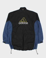 Vintage 1990s Adidas Embroidered Shell Waterproof Outdoors Jacket - L