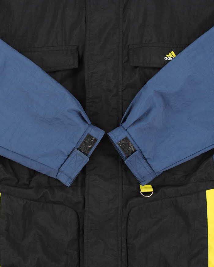 Vintage 1990s Adidas Embroidered Shell Waterproof Outdoors Jacket - L