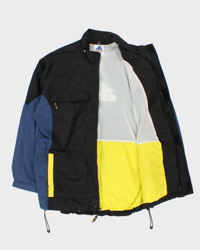 Vintage 1990s Adidas Embroidered Shell Waterproof Outdoors Jacket - L