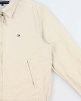 Vintage Y2K 00s Tommy Hilfiger Beige Canvas Harrington Jacket - XL