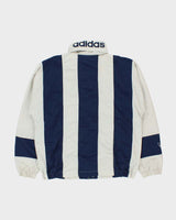 Vintage Adidas Originals Striped Twill 'Bailer Wind' Jacket - L