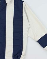 Vintage Adidas Originals Striped Twill 'Bailer Wind' Jacket - L