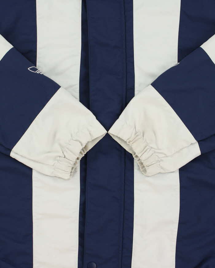 Vintage Adidas Originals Striped Twill 'Bailer Wind' Jacket - L