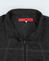 Vintage Y2K 00s Guess Jeans Contrast Stitch Lightweight Shell Bomber Jacket - M