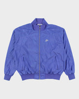Vintage 1990s Nike International Lavender Soft Shell Embroidered Windbreaker Jacket - XL