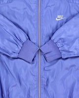Vintage 1990s Nike International Lavender Soft Shell Embroidered Windbreaker Jacket - XL