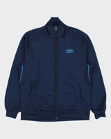 Vintage Y2K 00s Umbro Navy Classic Logo Track Jacket - M