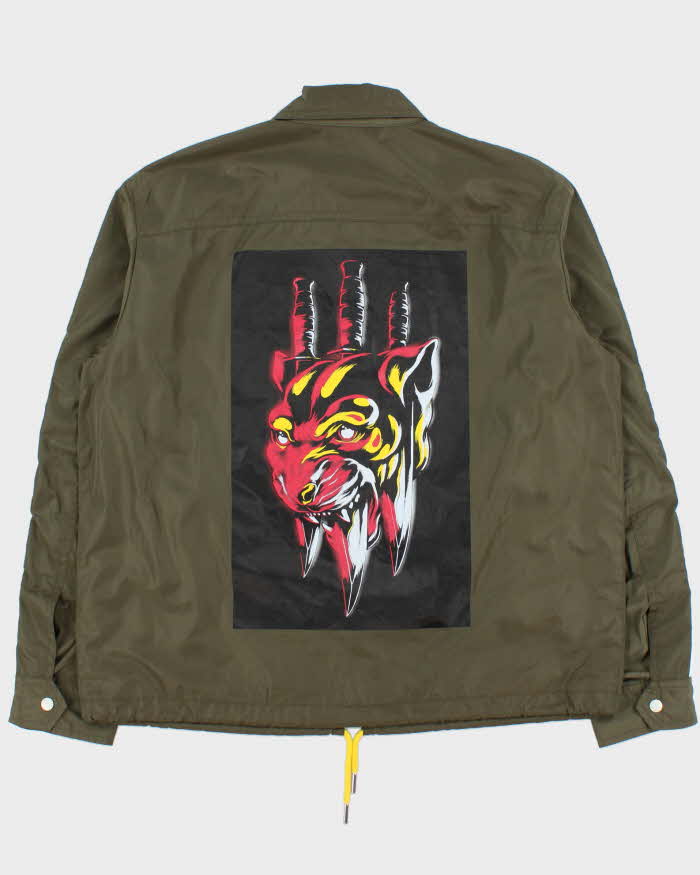 Vintage Khaki Diesel J-Ribplaza Shell Tape Harrington Jacket - XL