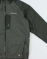 Vintage Columbia Forest Green Omni-Tech Soft Shell Mountaineering Jacket - XL