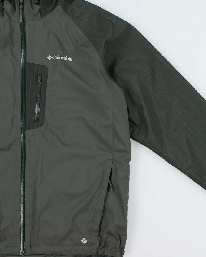 Vintage Columbia Forest Green Omni-Tech Soft Shell Mountaineering Jacket - XL