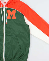 2024 Mitchell &amp; Ness University Of Miami Hurricanes NCAA Shell Windbreaker Jacket - L