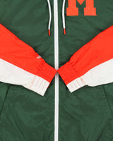 2024 Mitchell &amp; Ness University Of Miami Hurricanes NCAA Shell Windbreaker Jacket - L