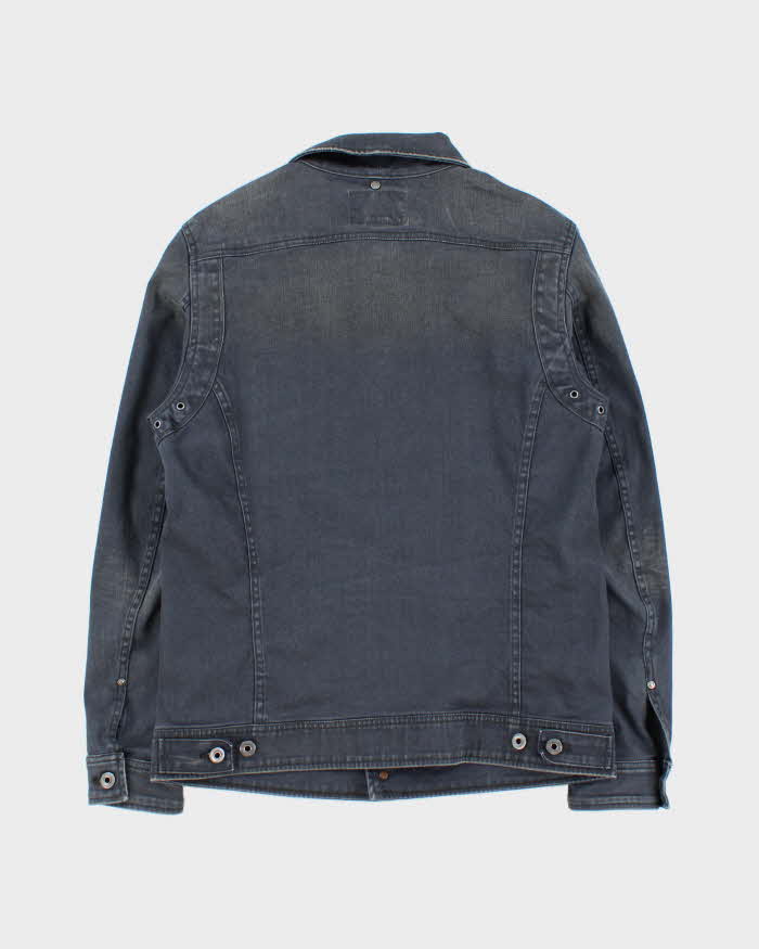 Vintage G-Star Raw Distressed Denim Utility Jacket - L