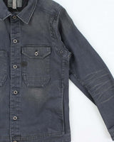 Vintage G-Star Raw Distressed Denim Utility Jacket - L