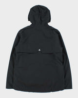 Vintage Salomon Black Soft Shell Hooded Windbreaker Jacket - M