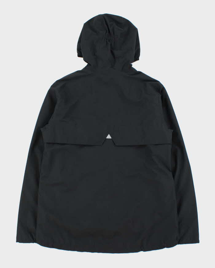 Vintage Salomon Black Soft Shell Hooded Windbreaker Jacket - M
