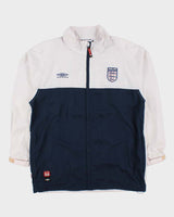 Vintage 2005-06 Y2K Umbro England Football Lightweight Shell Training Jacket - S