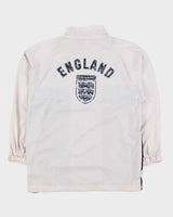 Vintage 2005-06 Y2K Umbro England Football Lightweight Shell Training Jacket - S