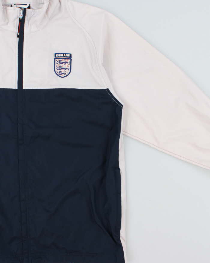Vintage 2005-06 Y2K Umbro England Football Lightweight Shell Training Jacket - S