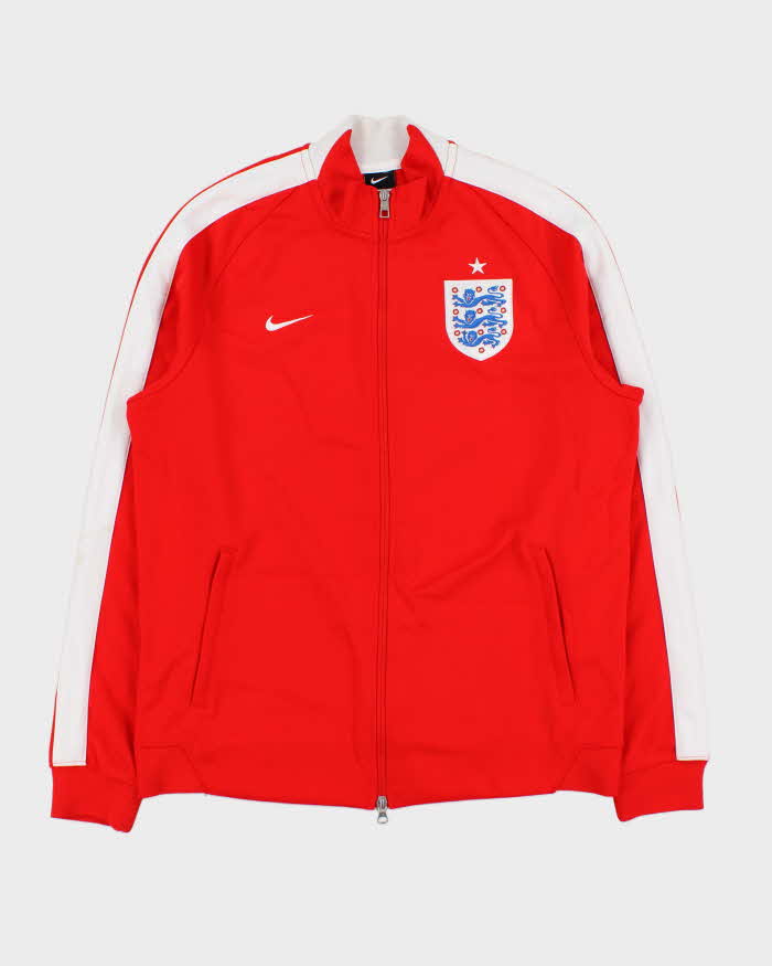 Vintage Nike England Football 2014 World Cup Training Anthem Track Jacket - L
