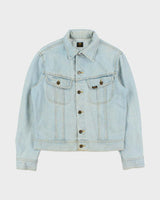 Vintage 1990s Lee Light Wash Made In Canada Denim Trucker Jacket - L