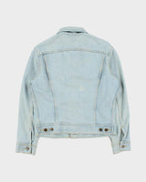 Vintage 1990s Lee Light Wash Made In Canada Denim Trucker Jacket - L