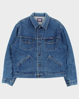 Vintage 1990s GWG Med Wash Made In Canada Denim Trucker Jacket - XXL
