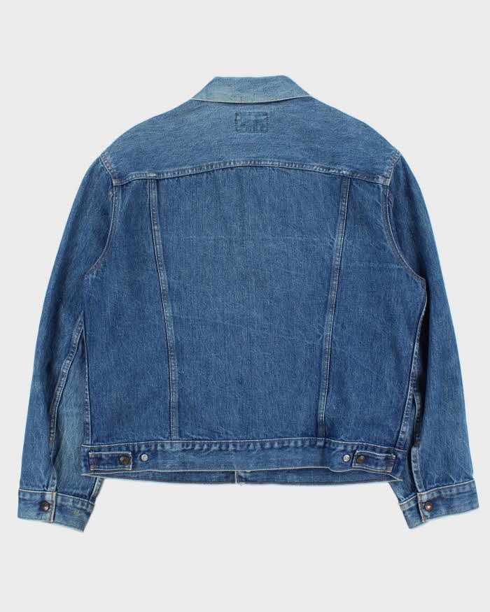 Vintage 1990s GWG Med Wash Made In Canada Denim Trucker Jacket - XXL