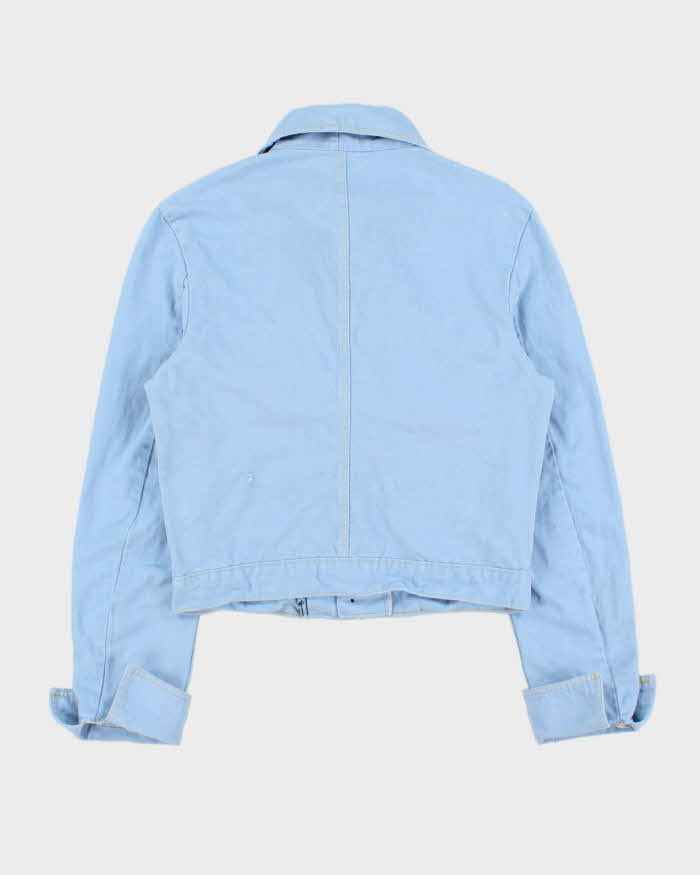 Vintage 1970s Specifics Baby Blue Made In Canada Western Denim Jacket - M