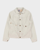 MFSC Mister Freedom x Sugar Cane Beige 'Ranch Blouse Randall' Denim Made In USA Buckle Back Jacket - M