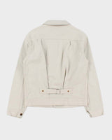 MFSC Mister Freedom x Sugar Cane Beige 'Ranch Blouse Randall' Denim Made In USA Buckle Back Jacket - M