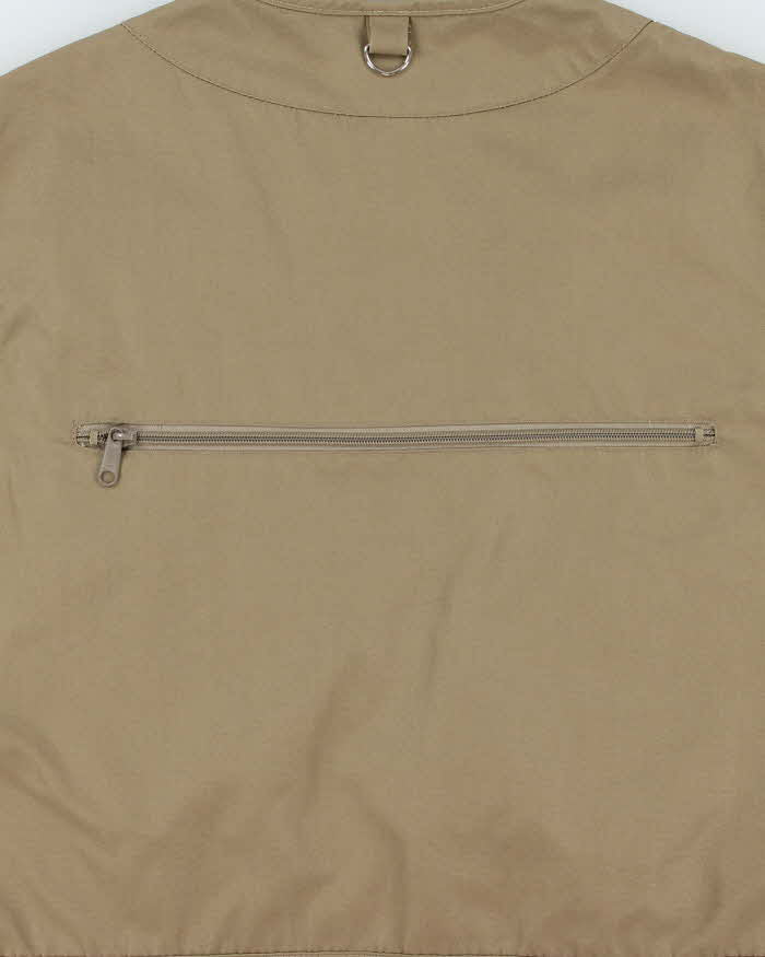 Vintage 1980s Orvis Khaki Canvas Multi Pocket Sportsman Fishing Vest - S