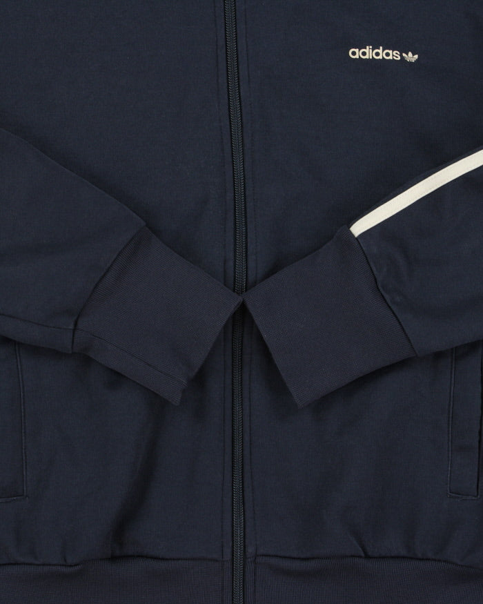 Vintage Y2K 00s Adidas Originals Heavyweight 3-Stripe Funnel-Neck Track Jacket - M