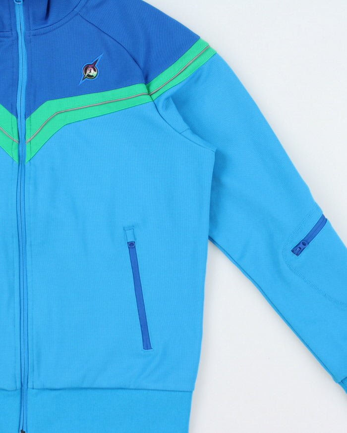 Vintage 1990s Vince Kappa LA Olympics '86 Collection 3M Scotchlife Funnel-Neck Track Jacket - M