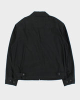 Vintage Y2K 00s Polo Ralph Lauren Black Canvas Twill Harrington Jacket - L