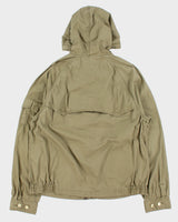 Vintage Polo Ralph Lauren Khaki Twill Canvas Hooded Harrington Jacket - L