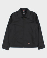 Dickies Icons Eisenhower Black Twill Water Resistant Harrington Jacket - S