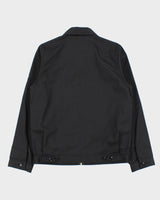 Dickies Icons Eisenhower Black Twill Water Resistant Harrington Jacket - S