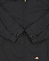 Dickies Icons Eisenhower Black Twill Water Resistant Harrington Jacket - S
