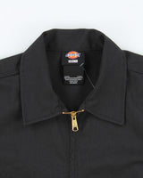Dickies Icons Eisenhower Black Twill Water Resistant Harrington Jacket - S