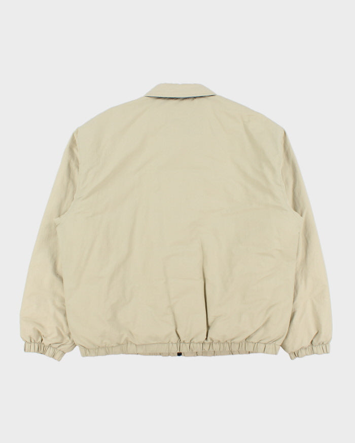Vintage Tommy Hilfiger Classic Beige Primaloft Puffer Harrington Jacket - XXL