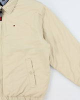 Vintage Tommy Hilfiger Classic Beige Primaloft Puffer Harrington Jacket - XXL