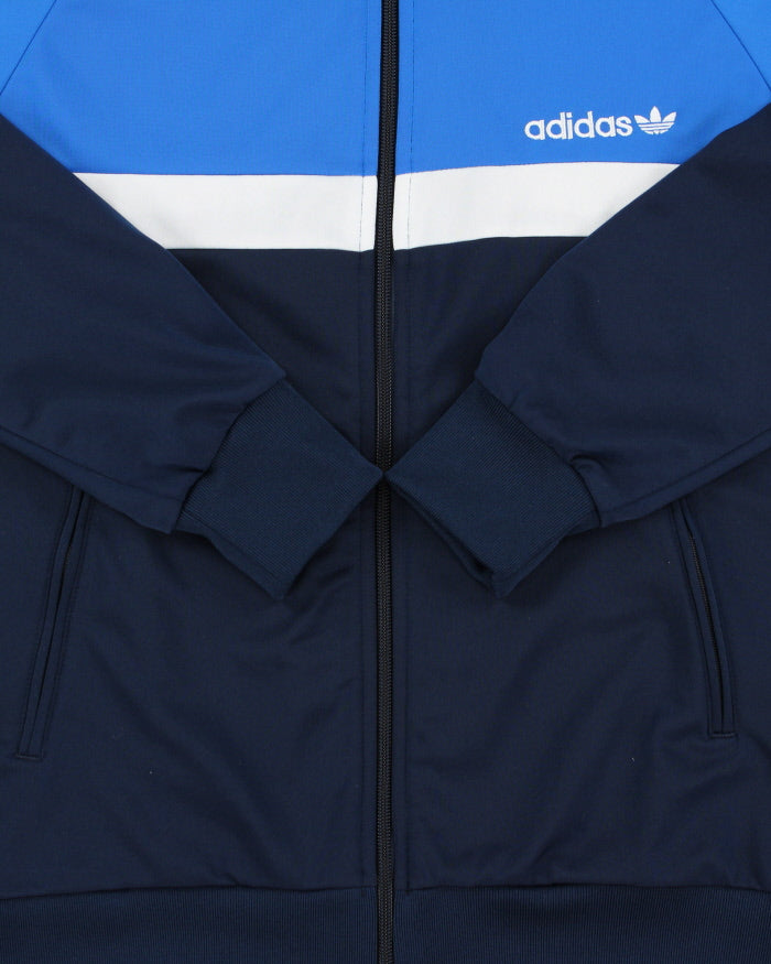 Vintage Adidas Originals Embroidered Classic Icon 3-Stripe Track Jacket - S