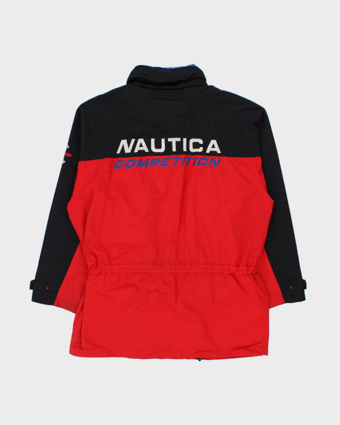 Vintage Y2K 00s Nautica Competition Embroidered Spell Out Technical Sailing Jacket - L