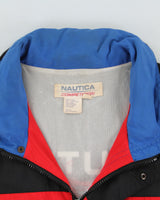 Vintage Y2K 00s Nautica Competition Embroidered Spell Out Technical Sailing Jacket - L