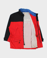 Vintage Y2K 00s Nautica Competition Embroidered Spell Out Technical Sailing Jacket - L