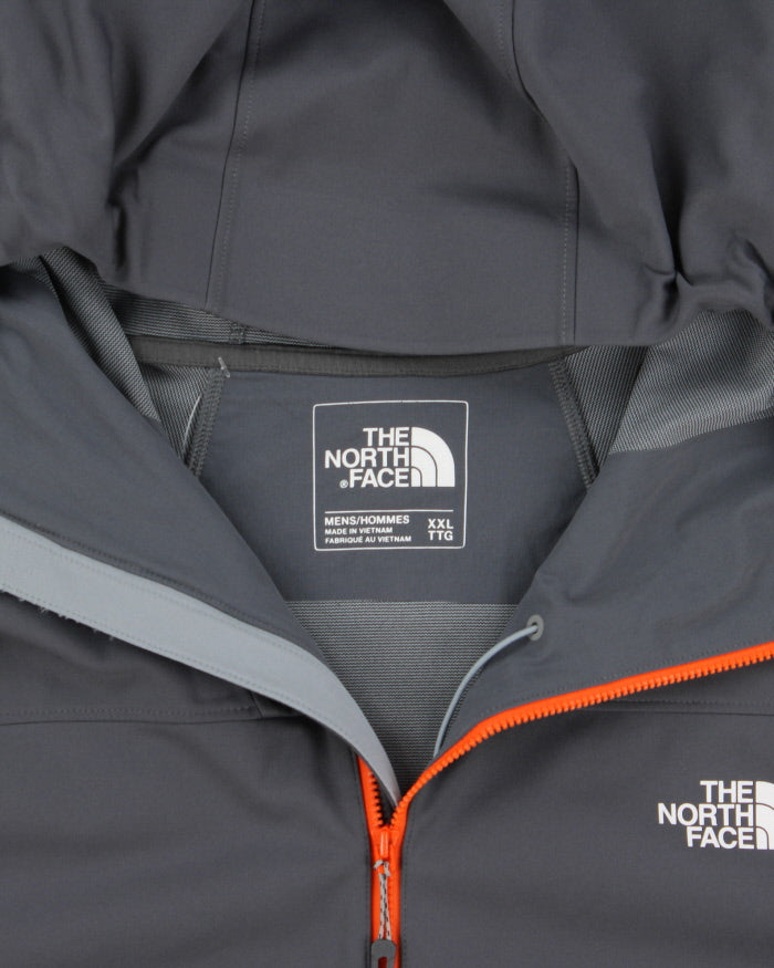 FA18 The North Face Grey Softshell Hooded Windwall Jacket - XXL