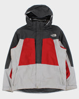 Vintage '07 Y2K The North Face Embroidered Colourblock Hooded 'Hyvent' Technical Jacket - M