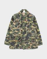 Vintage 1970s Saftbak Duck Camo Made In USA Lightweight Canvas Hunting Jacket - S